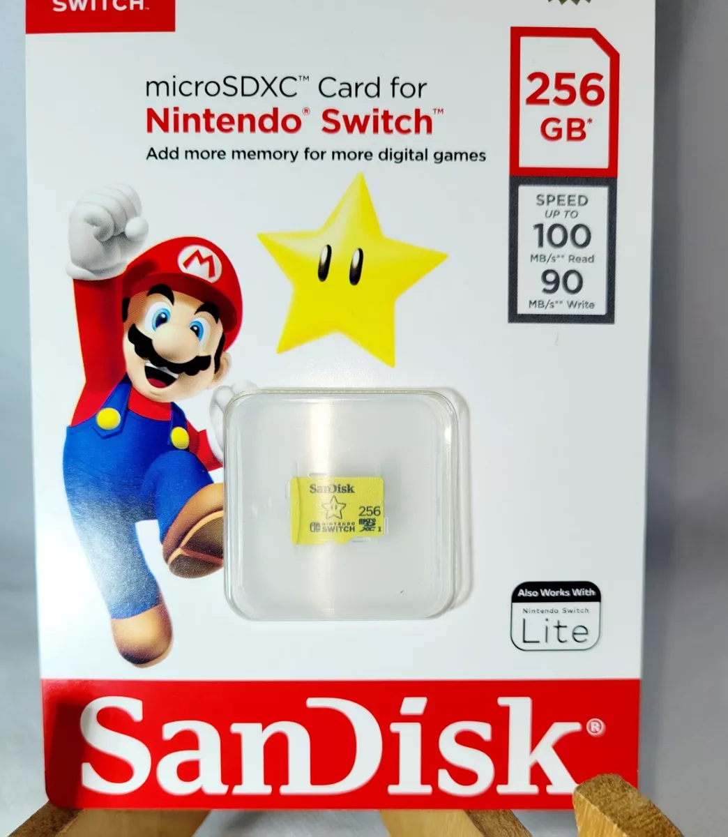 SanDisk 256GB MicroSDXC Card for Nintendo Switch