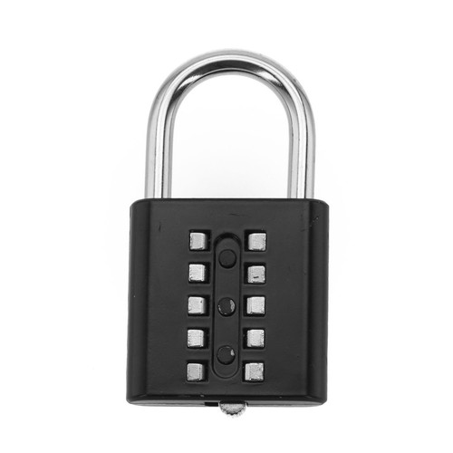 Candado combinado de 10 dígitos Keep Your Valuables Secure para puertas de hierro - Imagen 17 de 38