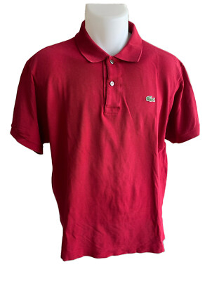 Polo Lacoste Classic Mesh Polo Shirt/ Vintage 80's 90's Collector