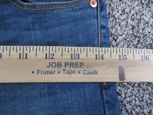 Ann Taylor LOFT Jeans Womens 0 Blue Denim Slim Straight Low Rise Retro 26x27 - Picture 10 of 14