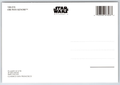 Postcard Obi-Wan Kenobi Star Wars The Phantom Menace Movie Clone