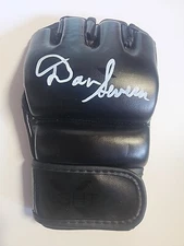 DAN SEVERN UFC SIGNED AUTOGRAPHED GLOVE COA BAS BECKETT #BP71318