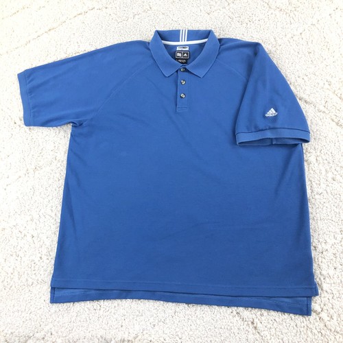 Adidas Climalite Men's Size Baggy XL Thick Knit Polo Golf Short Sleeve Shirt