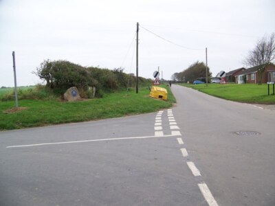Photo 6x4 Jaw Bones Corner Bempton Two large whale bones were found on t c2007