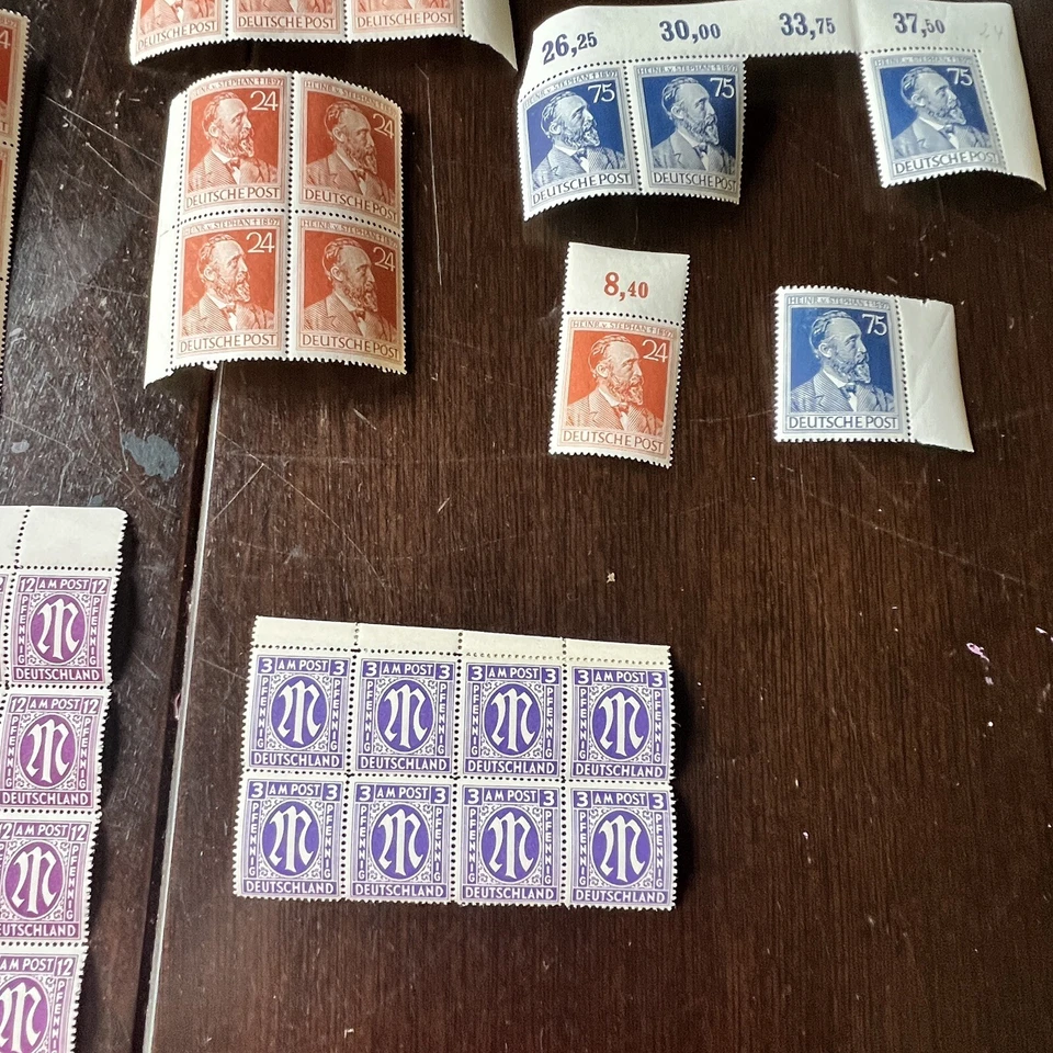 LARGE LOT OF MINT MNH POST WWII GERMANY STAMPS, PARTIAL SHEETS, BLOCKS, SINGLES - Image 3 of 4