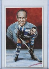 1992 Francis Michael (King) Clancy HOF Legends of Hockey Postcard #8 - Unsigned