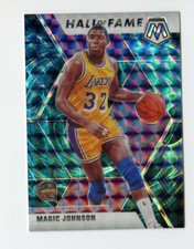 A243 MAGIC JOHNSON 2019-20 MOSAIC GENESIS REFRACTOR #291 LAKERS RARE SP 
