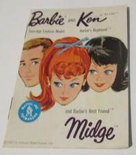 VINTAGE 1962 BARBIE, KEN MIDGE FASHION BOOKLET...JAPAN