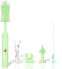 ULTRAFIRE Electric Bottle Brush, Baby Bottle Cleaner with Silicone Brush, Waterp