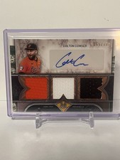 2025 Topps Museum Collection Triple Relic Autographs Colton Cowser 069/199
