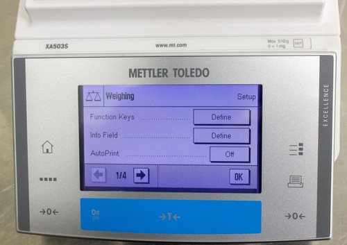Mettler Toledo XA503S Precision Balance 510g Capacity For Parts AS- (3370707) - 第 2/9 張圖片