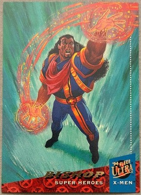 BISHOP - SUPER HEROES - X-MEN - MARVEL TRADING CARD #11 - DETAILS COMING SOON