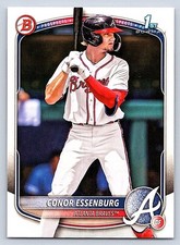 250x   CONOR ESSENBURG  BRAVES RC 1st card 2025 BOWMAN DRAFT BD-124   250cardlot