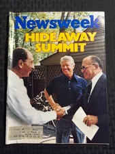 1978 Sept 18 NEWSWEEK Magazine FN 6.0 Jimmy Carter Menachem Begin & Anwar Sadat