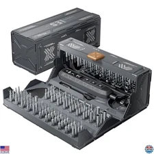 Cordless Electric Screwdriver Set 181 in 1, 160 Precision Bits, 3 Torque