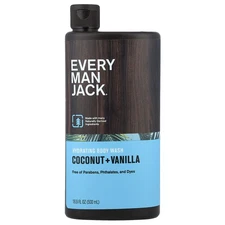 Hydrating Body Wash, Coconut + Vanilla, 16.9 fl oz (500 ml)