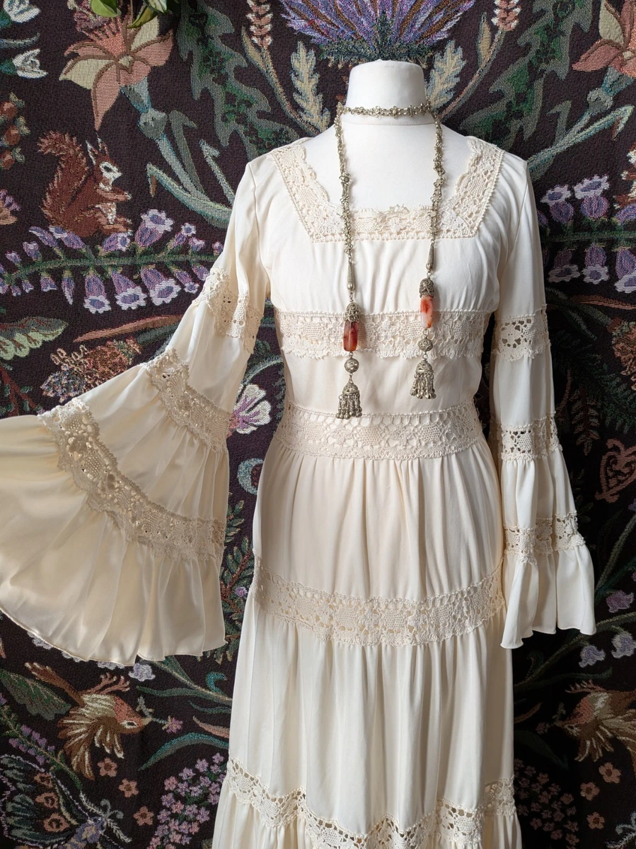 Vestito Lungo Boho Stile Western Per Donna, Linea A Senza Cintura, Con Bottoni E Tasche Patchwork, Autunno-inverno, Taglie Comode
