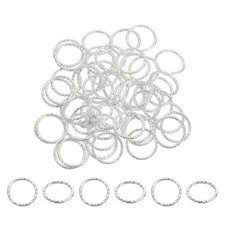 Open Jump Rings 50Pcs 20mm O-ring Connectors for Jewelry Making, Silver