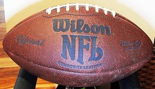 C.1990 Wilson NFL Official Football F1745 USA Made Composite Leather Size 9