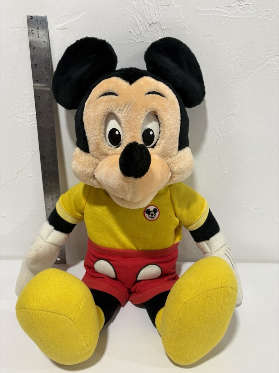 Worlds of Wonder Disney Mickey Mouse & Goofy Plush Toys 1986
