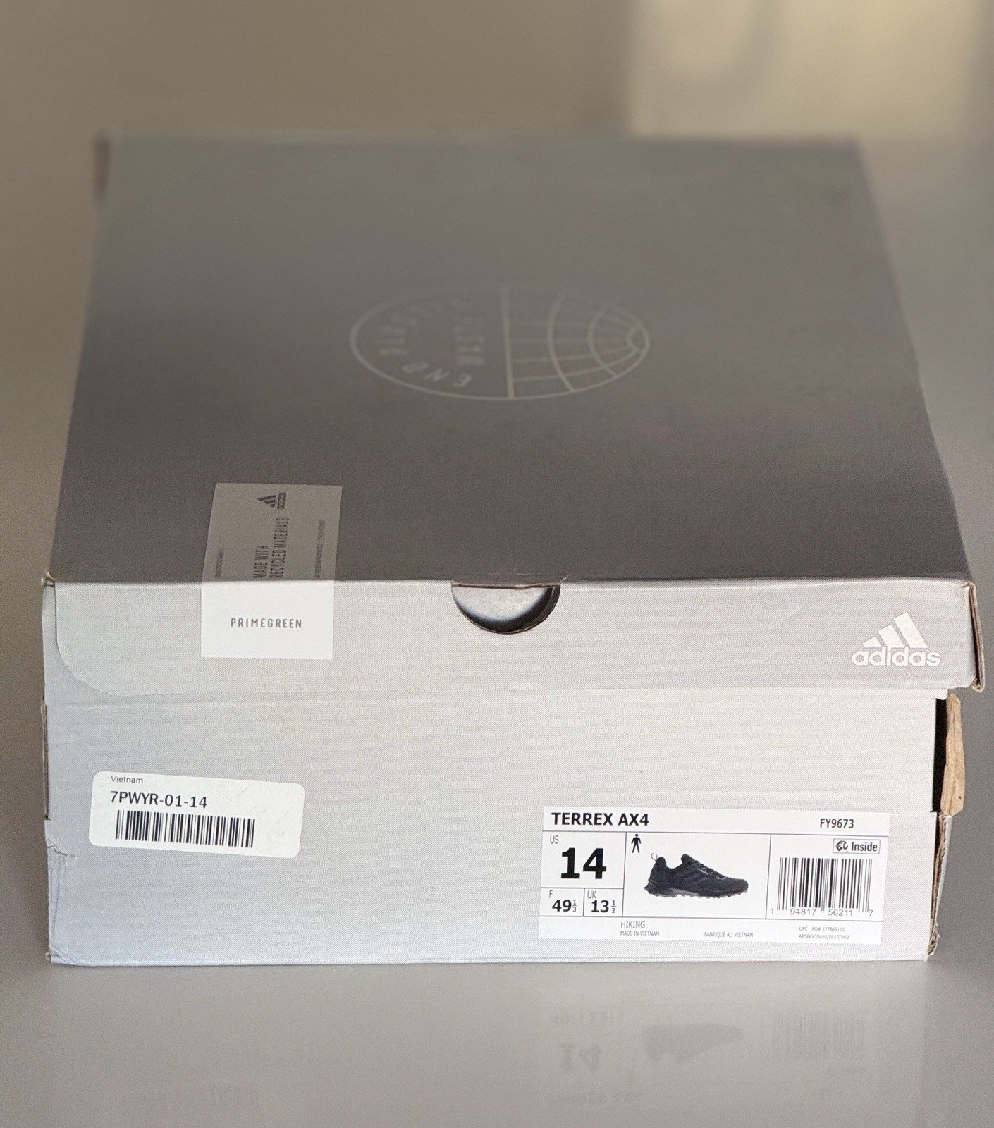Adidas Box Size Size 14 - Adidas Terrex AX4 Wide Black Carbon - brand new in box | eBay