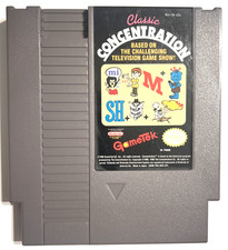 Classic Concentration Nintendo NES Cartridge Only Authentic Tested