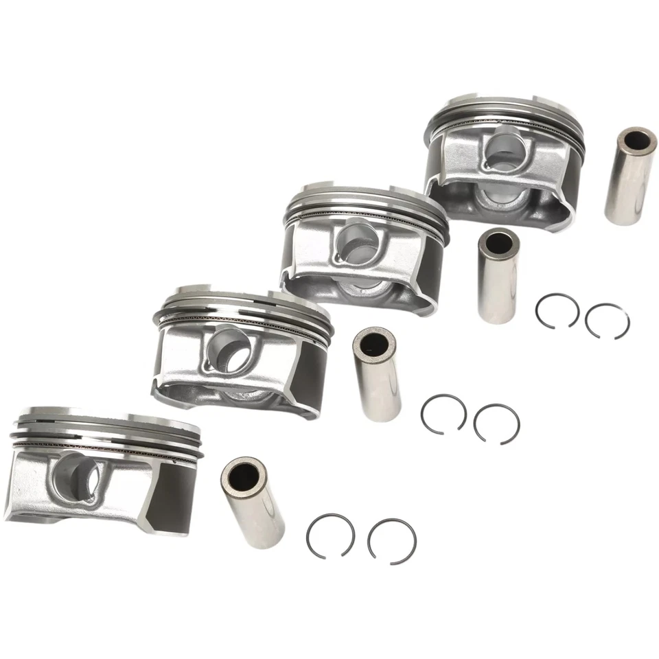 4x pistones y anillos Φ82,51 mm 21 mm para Audi S3 TTS Golf R Seat 2,0 TFSI 06D107066L Foto 4 de 4