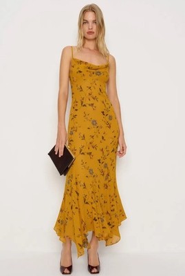 Reformation Lluvia Maxi Dress In borgia $278 New Size 8