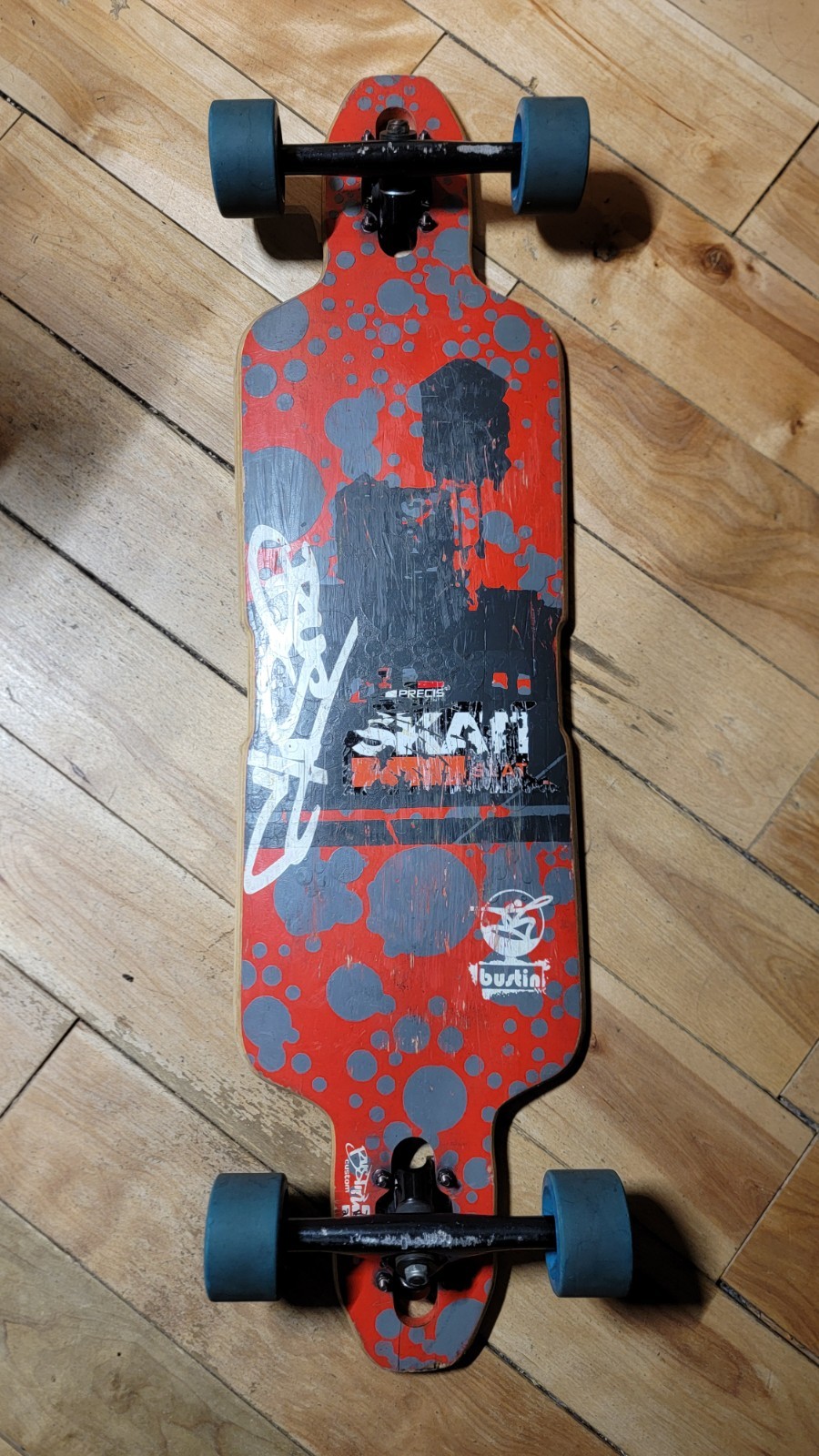Bustin Robot  36 Longboard Skateboard