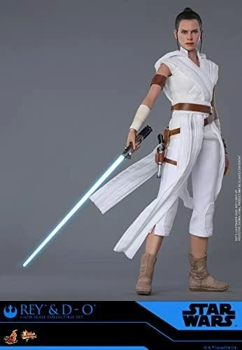 Obra maestra de la película Star Wars The Rise of Skywalker figura de acción Rey D-O Hot Toys Foto 4 de 4
