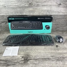 Logitech MK320 (920002836) Wireless Keyboard and Mouse Combo NEW Open Box
