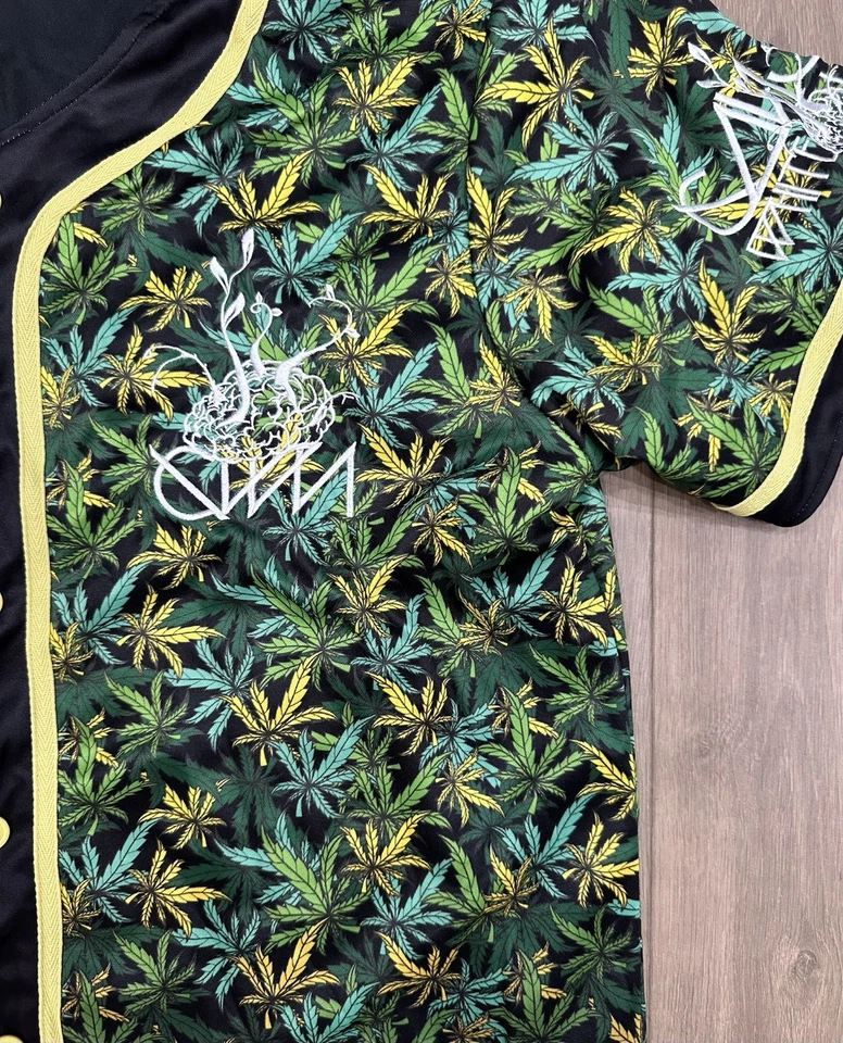 Camiseta Ganja White Night reversível tamanho pequeno Dubstep Bruxelas - Imagem 3 de 4