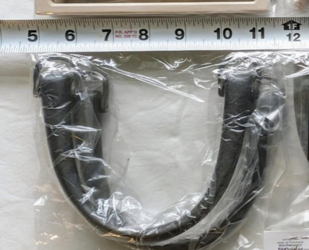  JoAnn Sew Essentials Purse Handles for DIY Tortoise Shell, Dark Wood Grain NIP