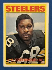 1972 Topps L.C. Greenwood #101 Rookie Card Pittsburgh Steelers. rookie card picture