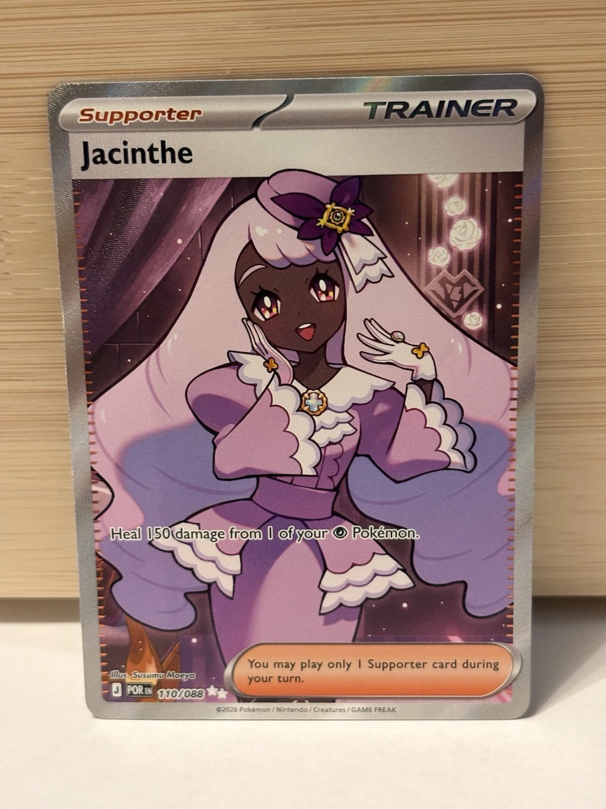Pokemon Perfect Order Jacinthe 110/088 Ultra Rare Trainer Card Mint Pack Fresh