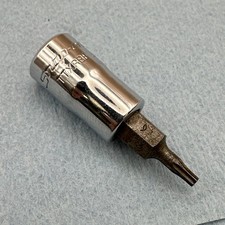 Snap-on Tools TTXR8E 1/4" Drive TOR T8 Tamper-Resistant Bit Socket USA 