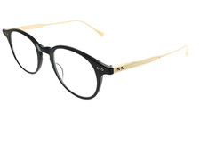 DITA Eyewear ASH DRX-2073-D-BLK-GLD Black Gold Eyeglasses 47mm Optical Frame