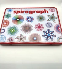The Original Spirograph Hasbro Design Set Metal Tin Children’s Travel Kit