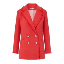 VERONICA BEARD Nayeli Dickey Jacket in Watermelon 8 M
