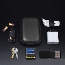 5 Pcs Small Earbuds Case In-ear Headphones Bag for Charger Storage