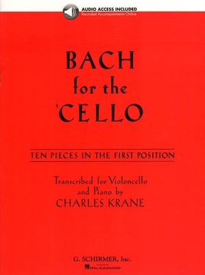 J.S. Bach for the Cello 10 leichte Spielstücke Noten Violoncello m Download Code