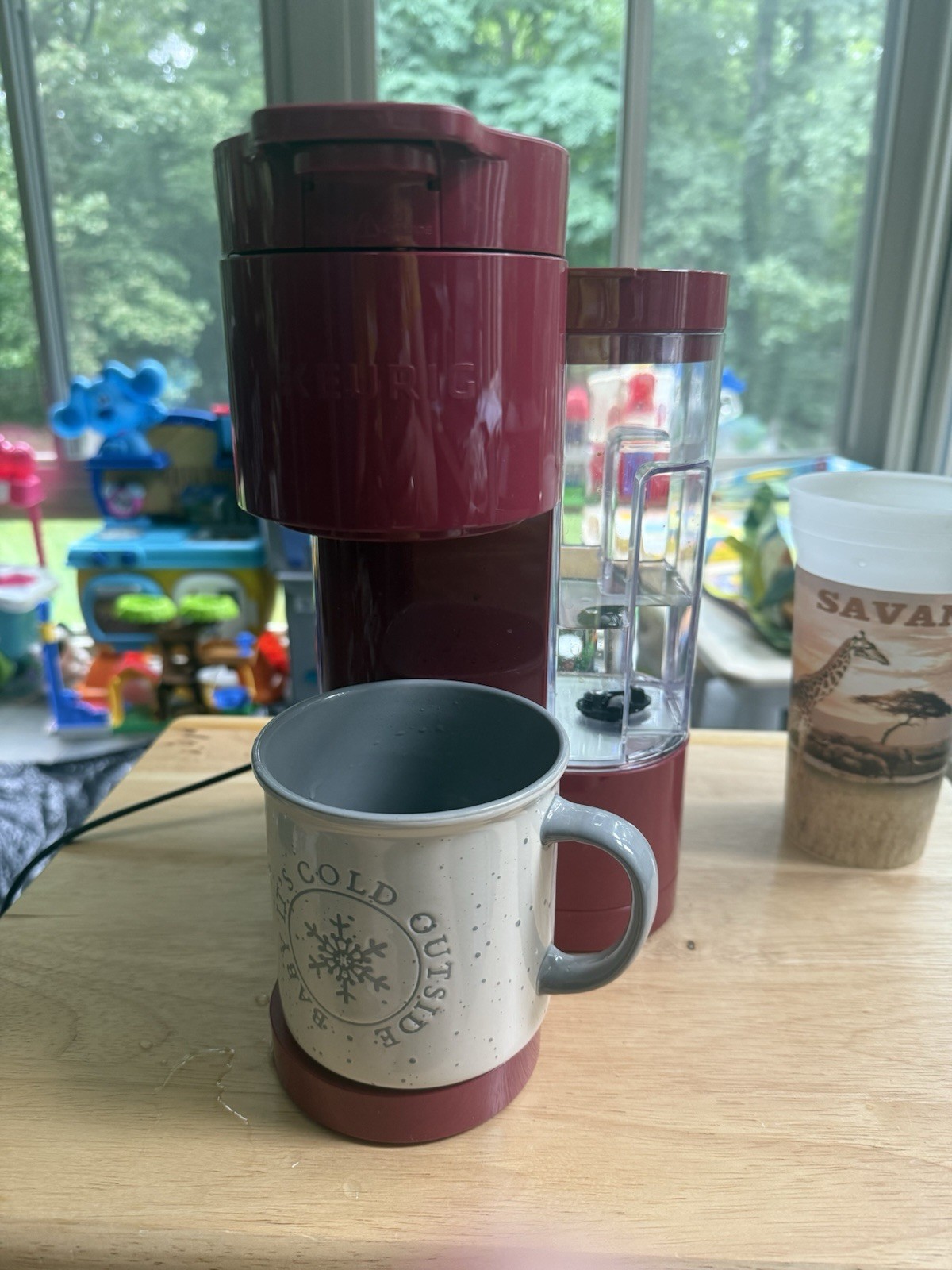 Keurig K-Express Essentials Red Single-Serve K-Cup Pod Coffee Maker 