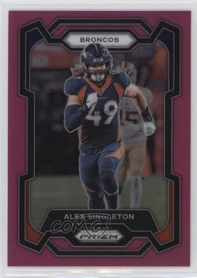 2023 Panini Prizm Pink Prizm Alex Singleton #84 0y59