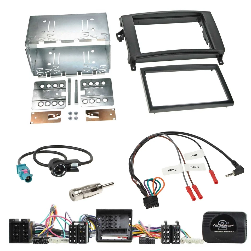 JVC Lenkrad USB 2DIN DAB Bluetooth CD Autoradio für Mercedes A- B-Klasse W169 T2 - Bild 3 von 4