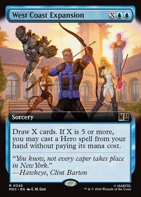 West Coast Expansion (Extended Art) - 345 - MSC - NM - MTG Magic the Gathering