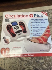 DYNA-LIFE Circulation Plus EMS & TENS Foot Muscle Massager Machine Two-System-I
