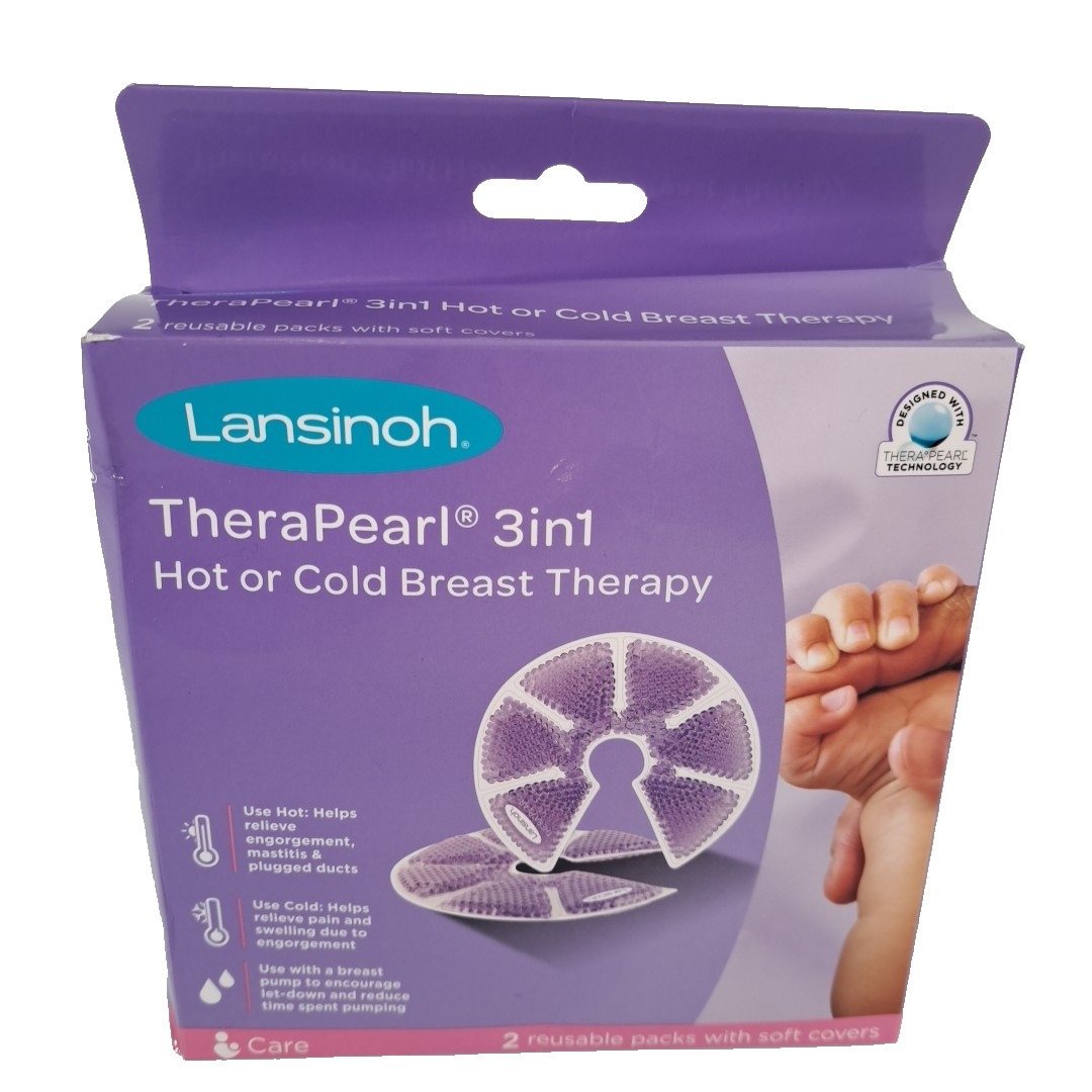 Lansinoh THERAPEARL 3 in 1 Hot Or Cold Breast Therapy 2 Pack BNIB
