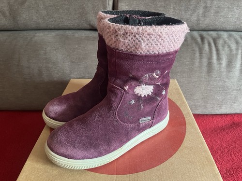 RICOSTA Mädchen Stiefel SympaTex Outdoor Gr. 30 Beere Lila gefüttert, Ballerina