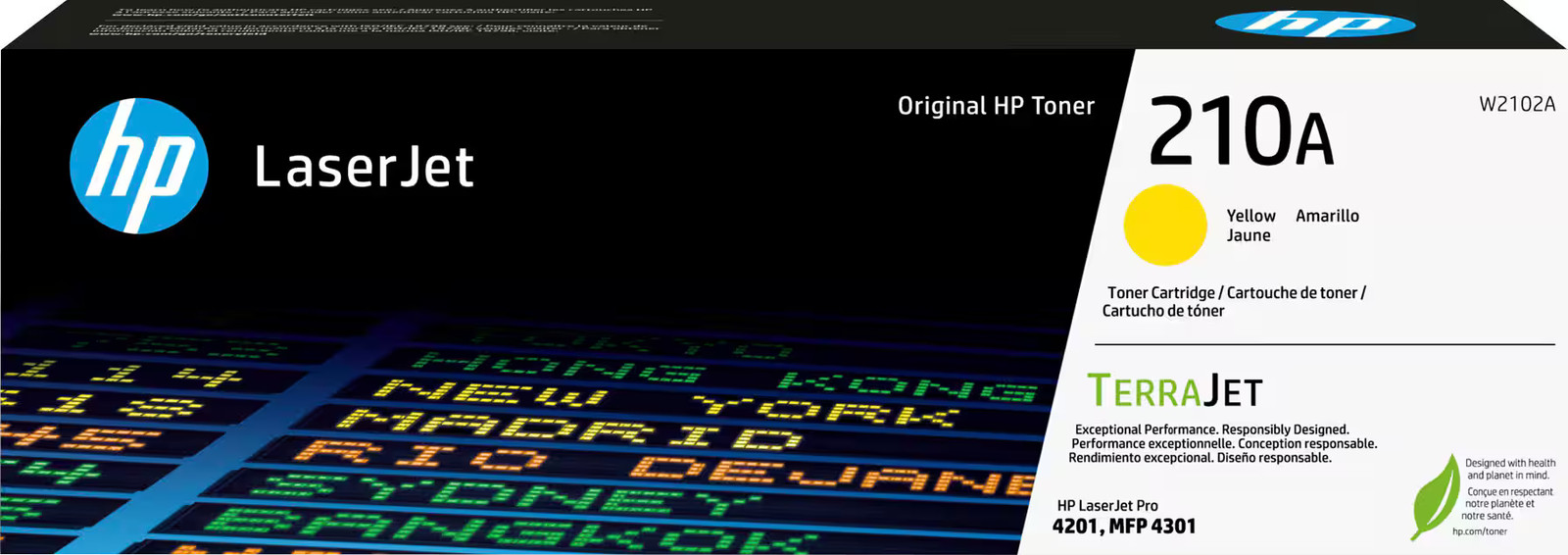 Картридж с тонером HP - 210A стандартной емкости - Желтый 22890₽