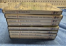 PGA TOUR Partners Club Lot of 8 Golf DVDs Master the Rules Game Improvement